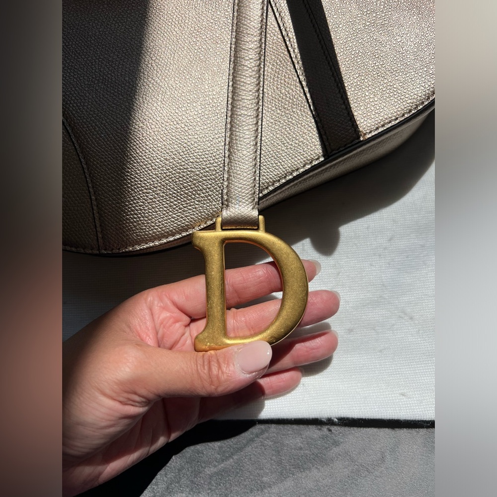 Dior saddle bag ultra rare champagne gold - Picture 5 of 15